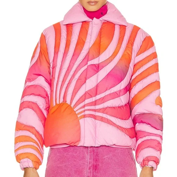 RARE ERL Sunset puffer jacket - Picture 2 of 4